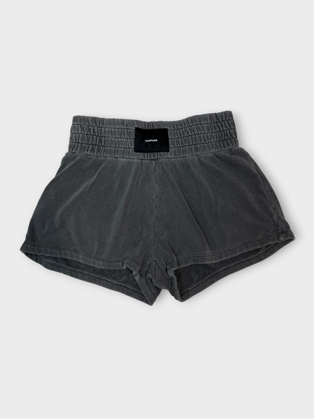 Talentless Lounge Shorts Washed Charcoal Gray Relaxed Sweat Shorts Women’s XS